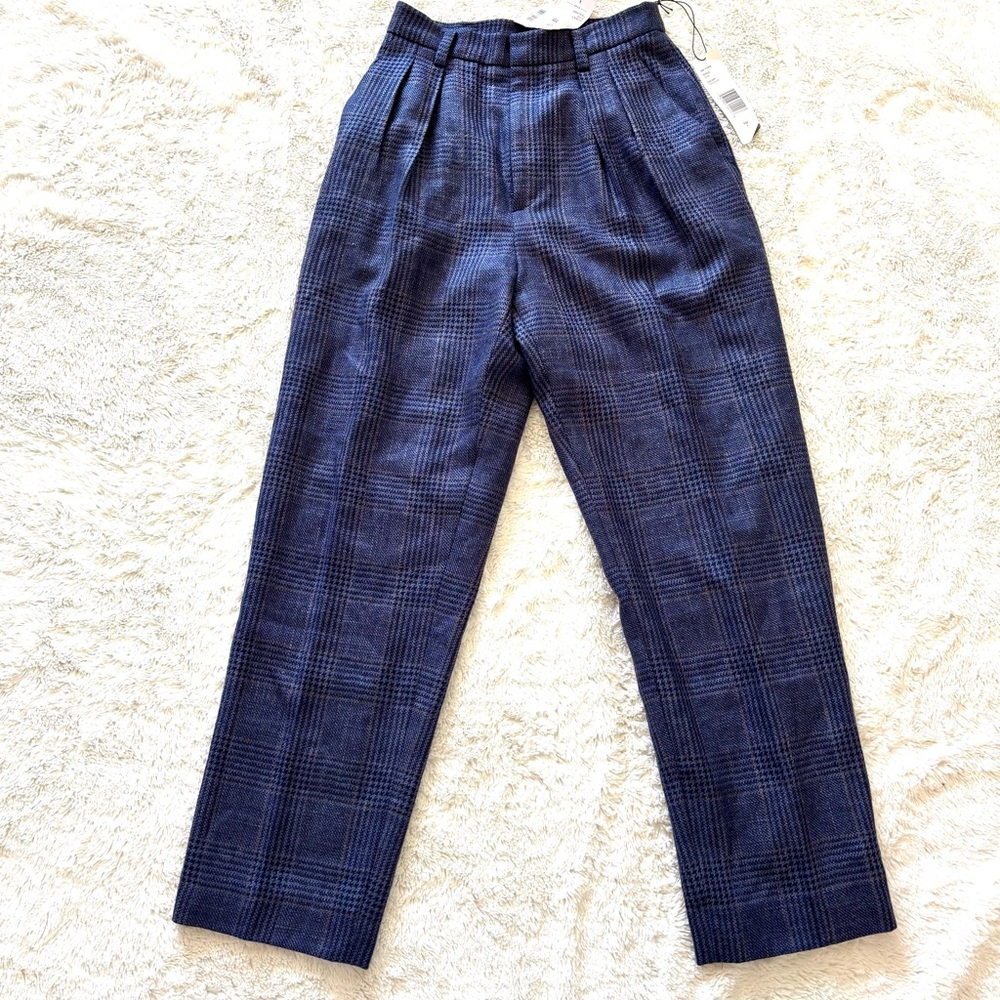Ellen Tracy Glen Plaid Trousers NWT